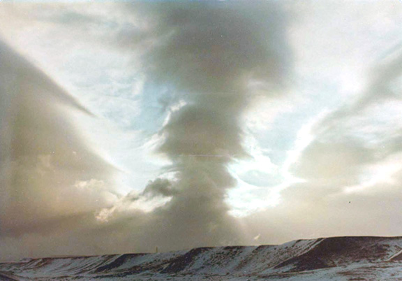 Interesting sky ...